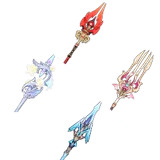 5★ Staff of Homa ,  Lumidouce Elegy ,  Symphonist of Scents ,  Calamity Queller