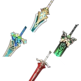 Makhaira Aquamarine / Mailed Flower / Rainslasher / Bloodtainted Greatsword