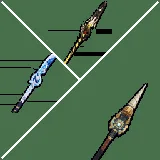 4★   Lithic Spear, Wavebreaker’s Fin, Prospector’s Drill